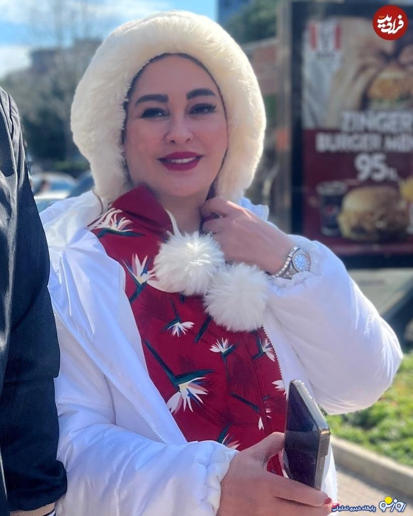 عکس/ کولاک الهام حمیدی با استایل زمستانی عکس/ کولاک الهام حمیدی با استایل زمستانی